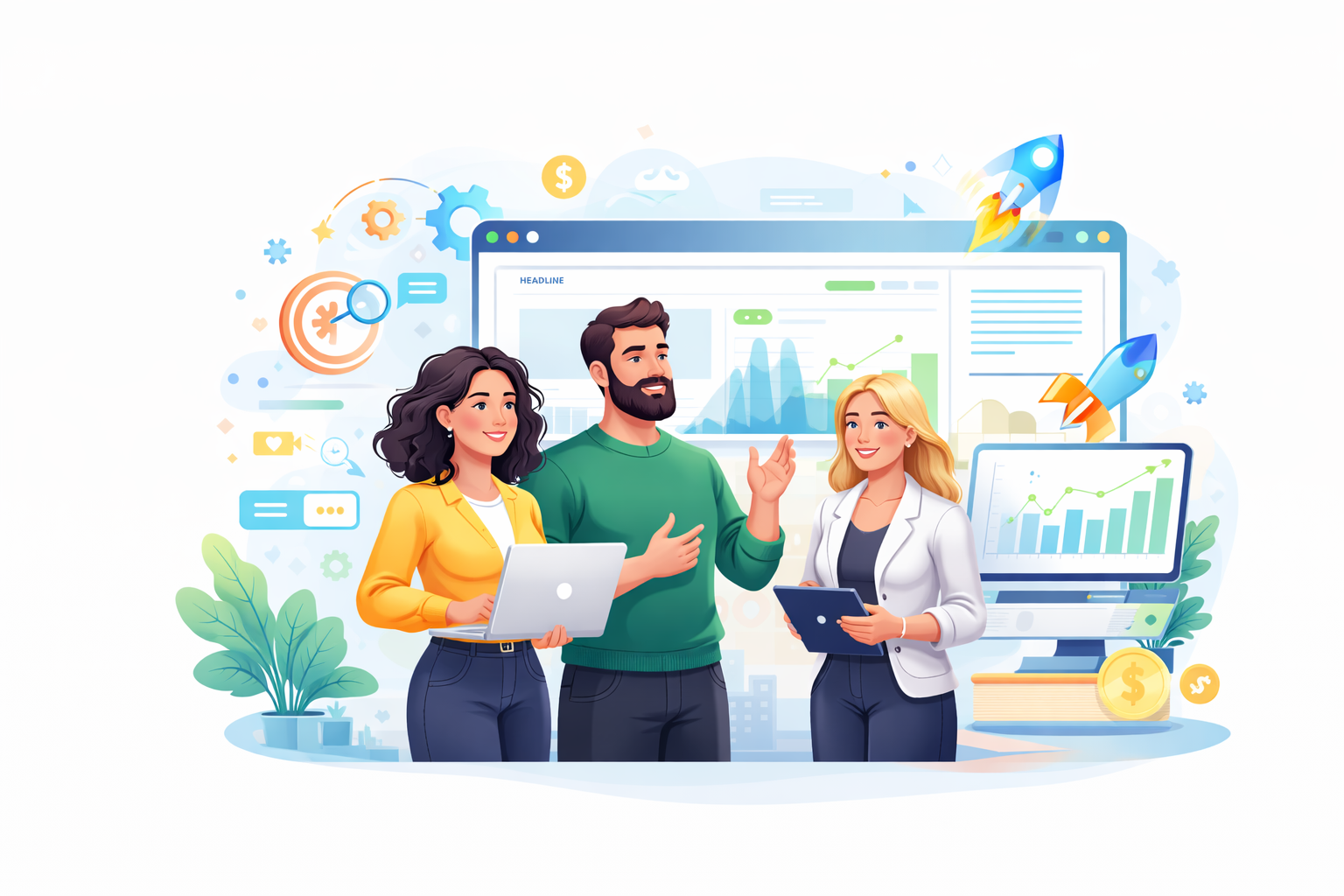 Website and digital marketing system created by Grow Hive agency