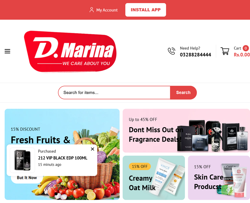 D Marina Multi Product Mart